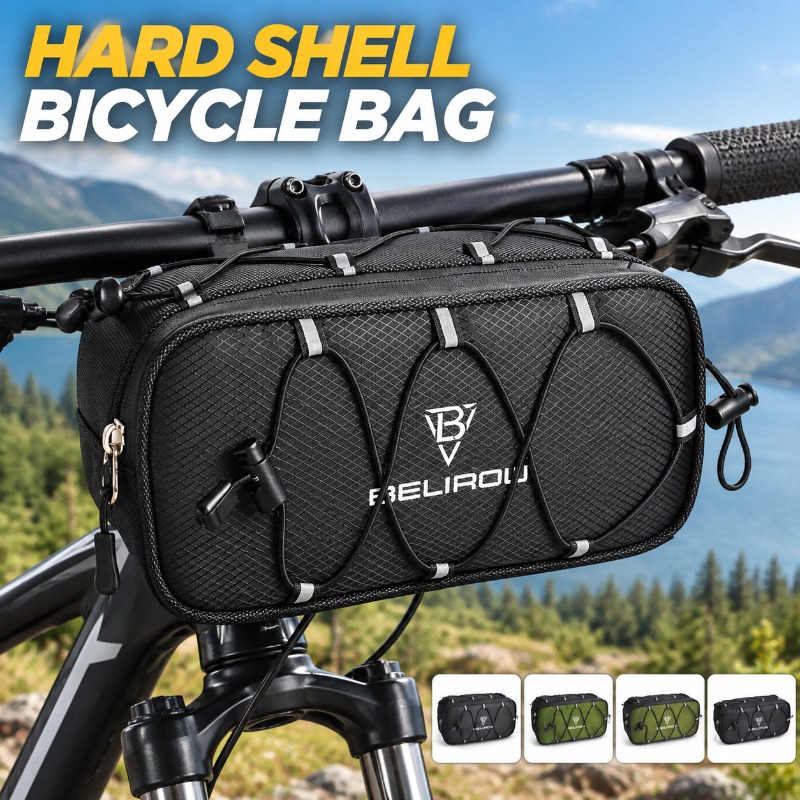 Mountain Biking Bag - حقيبة أمامية صلبة للدراجة الجبلية، مصممة