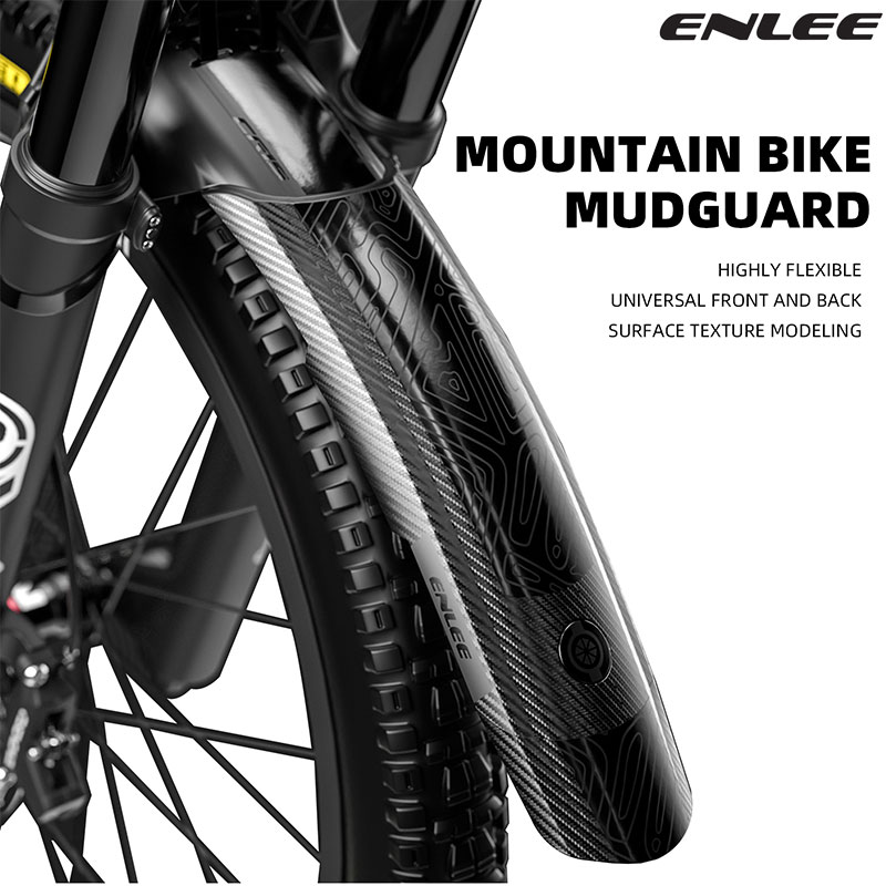 Mountain Biking In The Rain - ENLEE واقيات الطين للدراجة الجبلية على