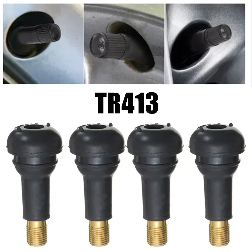 Tubeless Valve Core - 4 قطعة TR412/TR413 جودة عالية قضيب