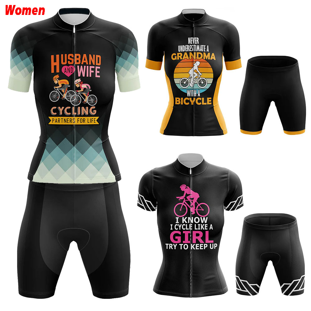 Mountain Biking Outfits Women - الزوج والزوجة البوليستر ركوب الدراجات الملابس