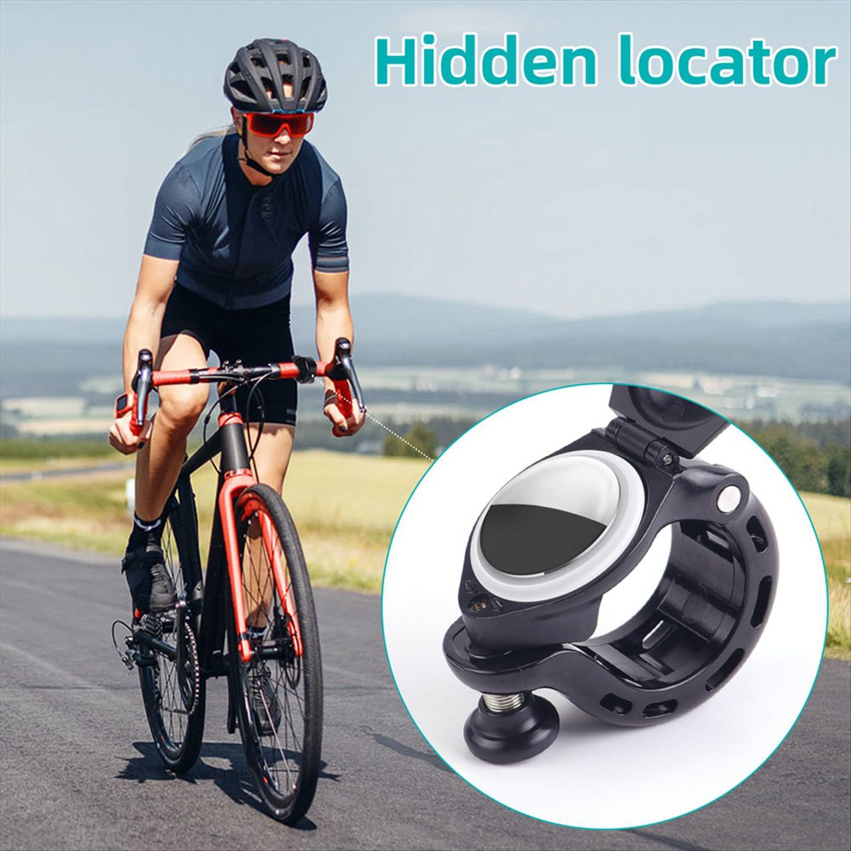 Mountain Biking Shoes - جرس دراجة جبلية AD45 من الألومنيوم
