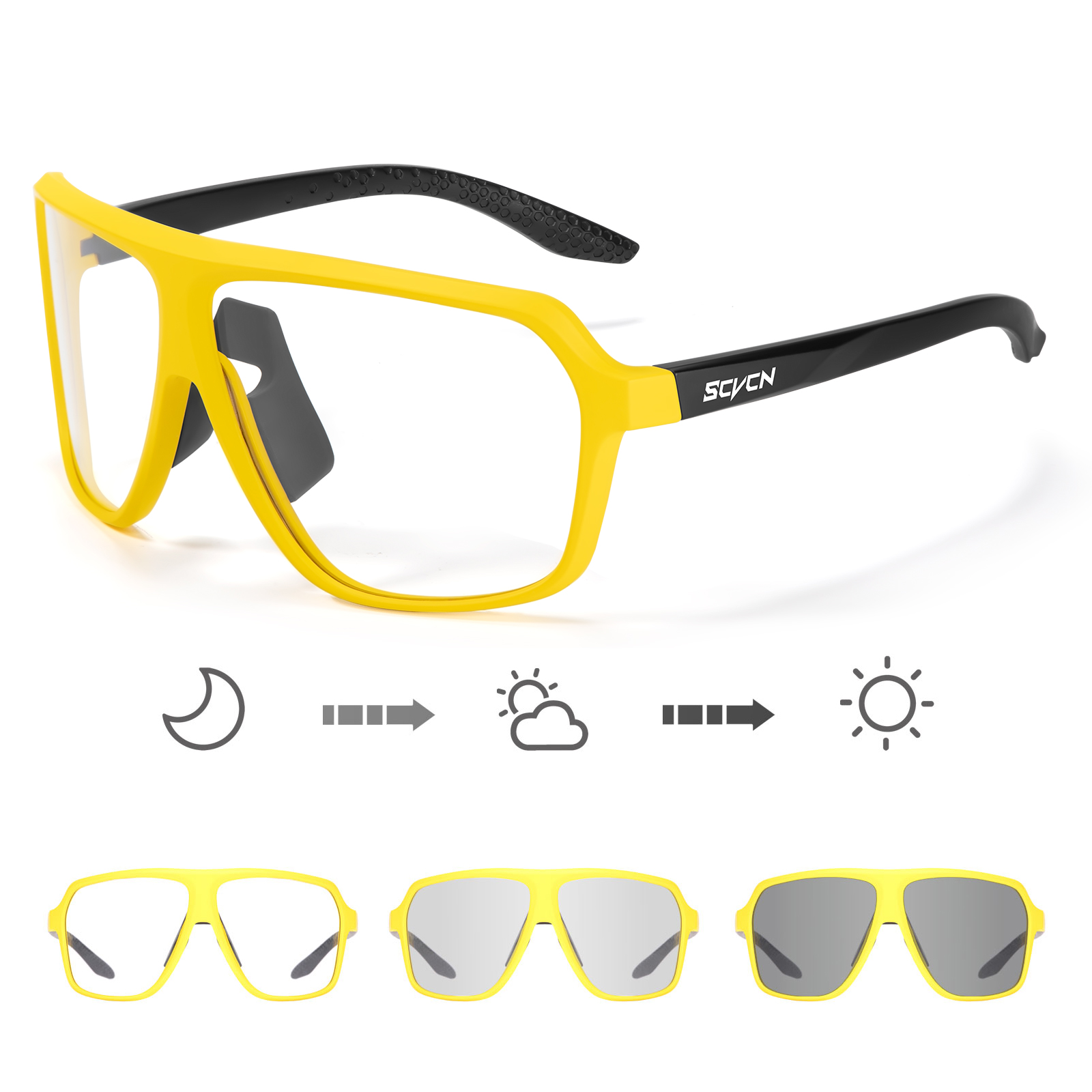 Mountain Biking Goggles - نظارات شمسية SCVCN للدراجات، نظارات واقية