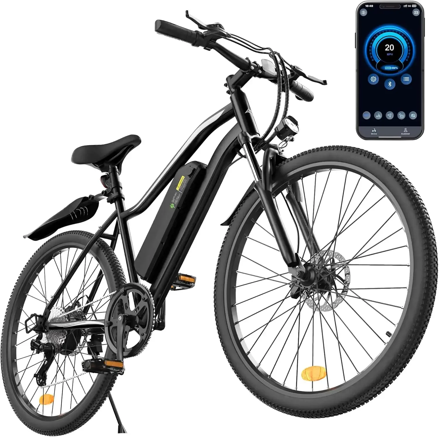 دراجة كهربائية 26 بوصة للبالغي - مراجعة Mountain Biking App وسعره