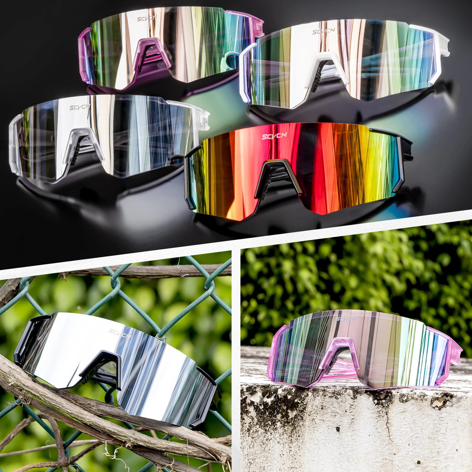 نظارات شمسية جديدة متغيرة اللو - مراجعة Mountain Biking Goggles وسعره
