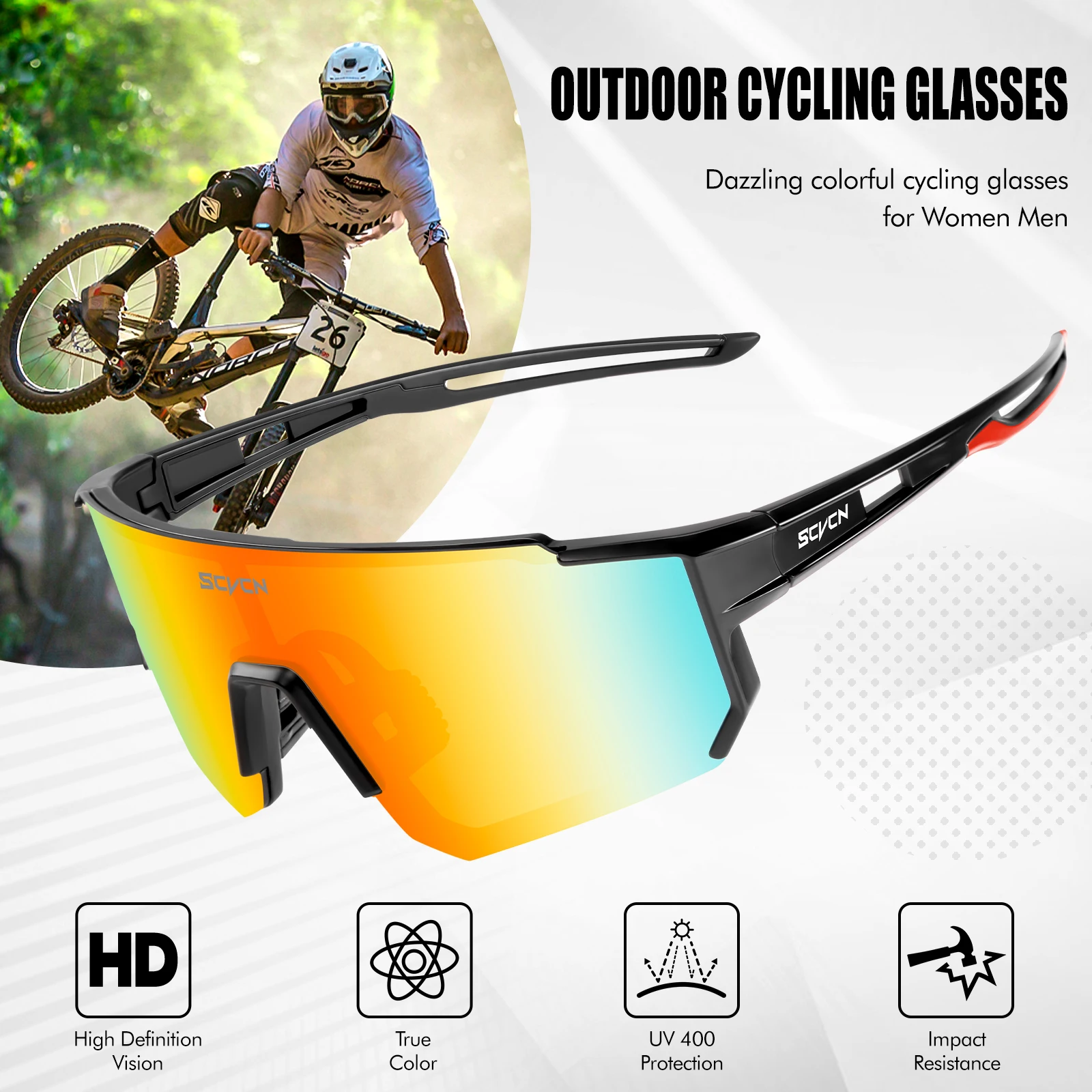 نظارات شمسية جديدة متغيرة اللو - مراجعة Mountain Biking Goggles وسعره