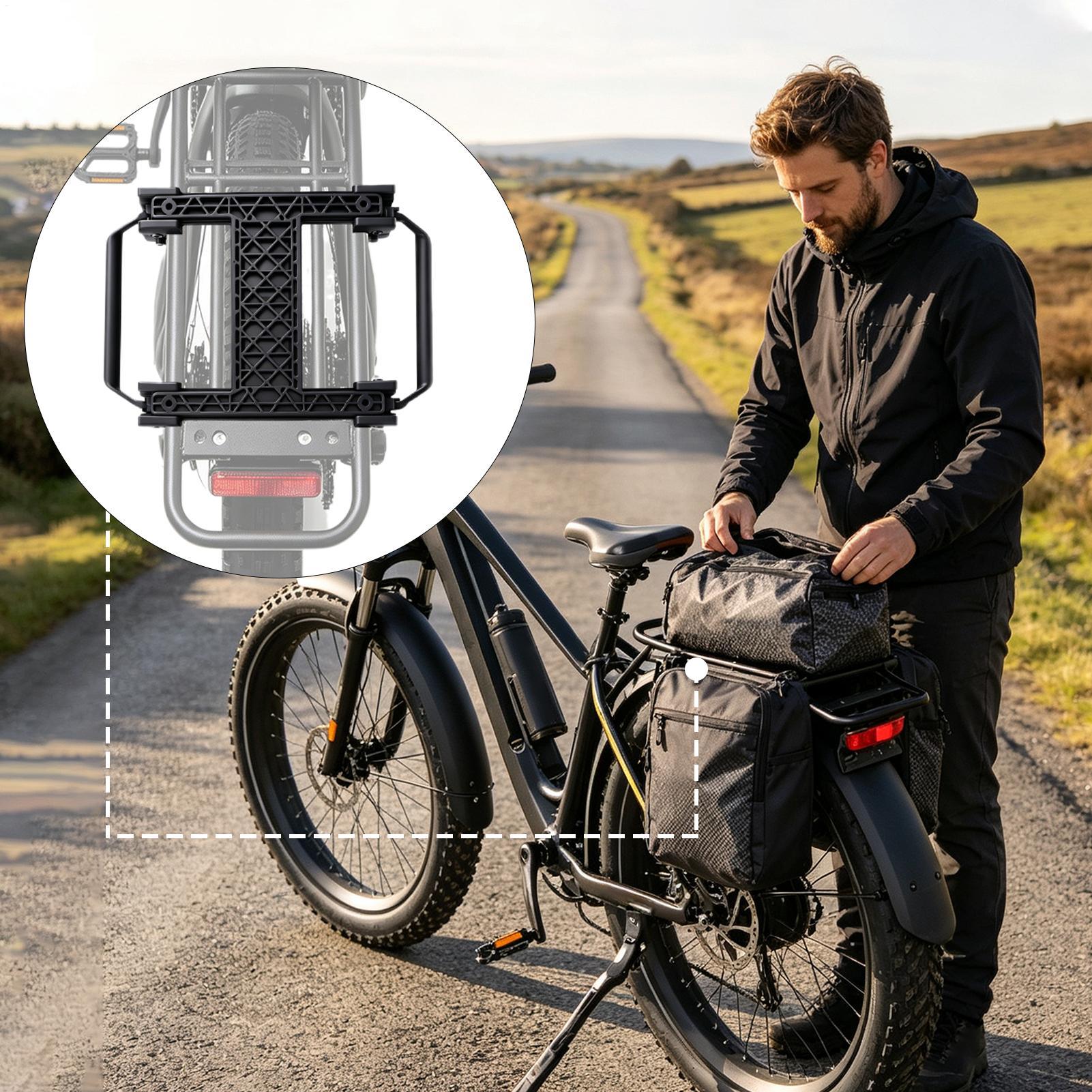 حامل حقيبة الدراجة بمشبك تثبيت - مراجعة Mountain Biking Bag وسعره