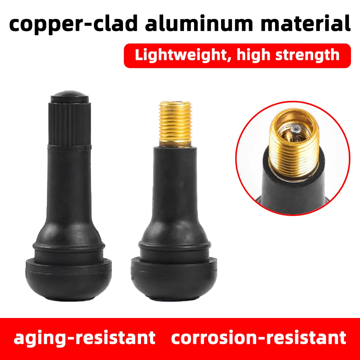 4/10/20/50/100 قطعة TR413 TR41 - مراجعة Tubeless Valve Core وسعره