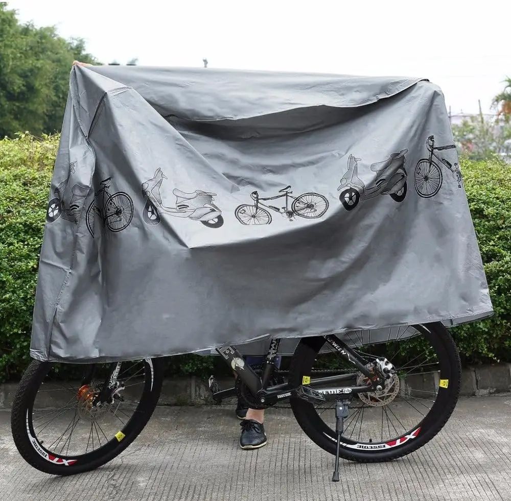 غطاء دراجة مقاوم للماء وحماية  - مراجعة Mountain Biking In The Rain وسعره