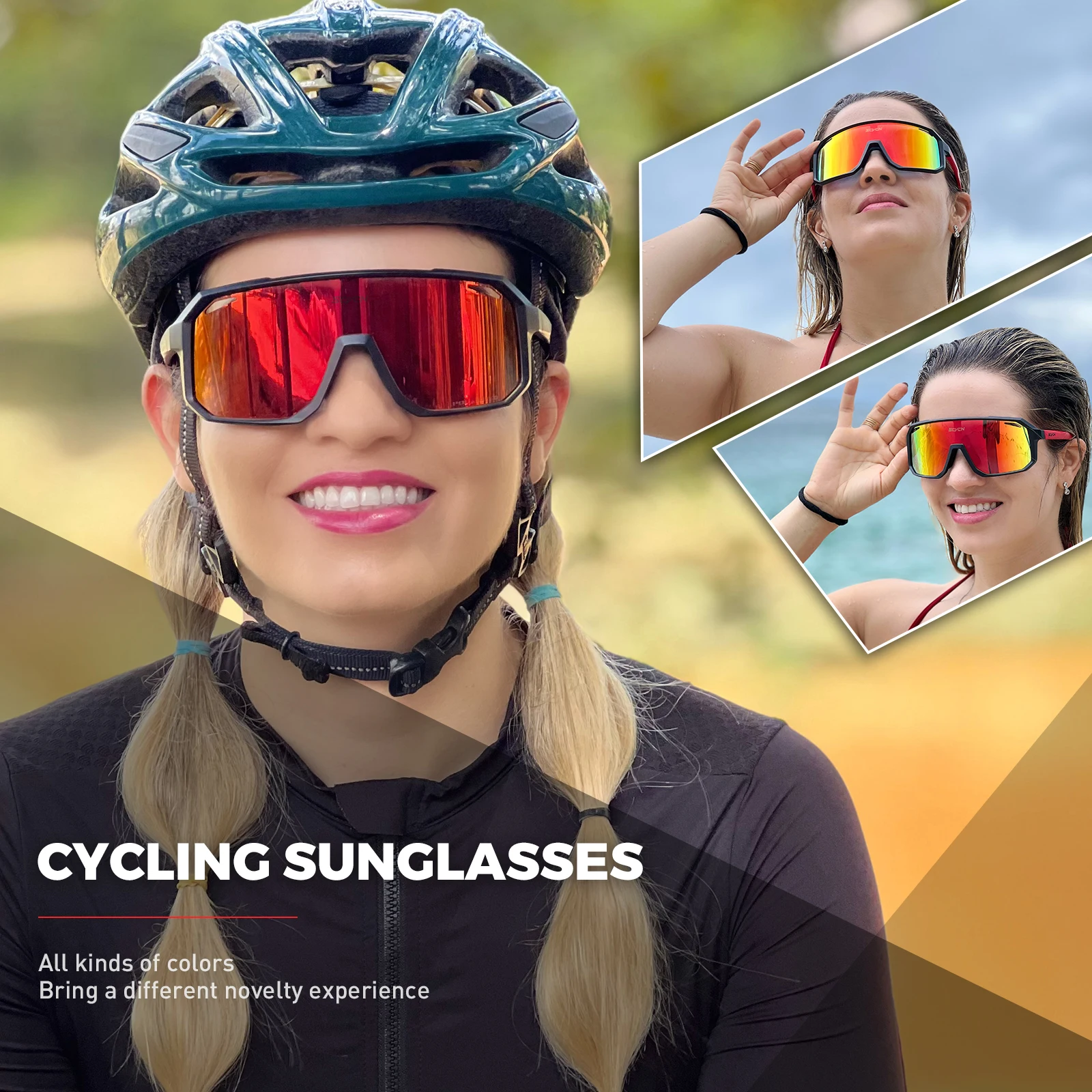 SCVCN جديد الدراجات النظارات ا - مراجعة Mountain Biking Goggles وسعره