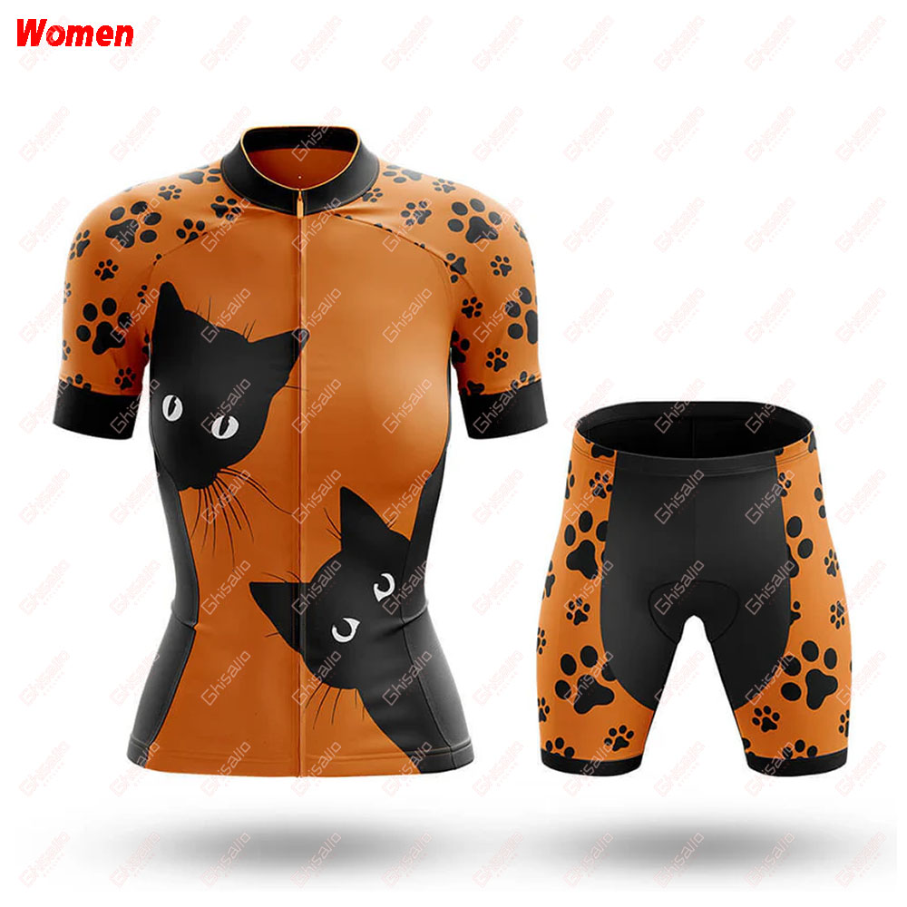Peek A Boo Cat البوليستر ركوب  - مراجعة Mountain Biking Outfits Women وسعره