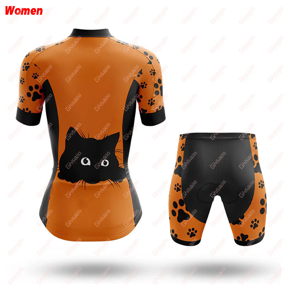 Peek A Boo Cat البوليستر ركوب  - مراجعة Mountain Biking Outfits Women وسعره