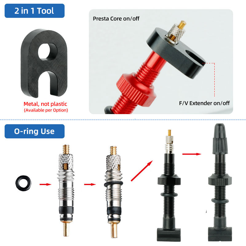 Deemount النحاس بريستا صمام ال - مراجعة Tubeless Valve Core وسعره