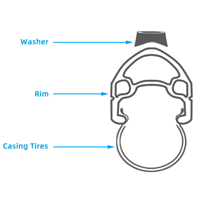 1 زوج 40/60 مللي متر صمامات بر - مراجعة Tubeless Valve Core وسعره