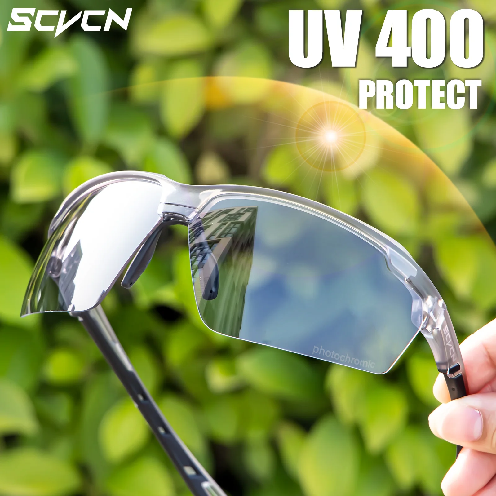 نظارات شمسية SCVCN فوتوكروميك  - مراجعة Mountain Biking Goggles وسعره